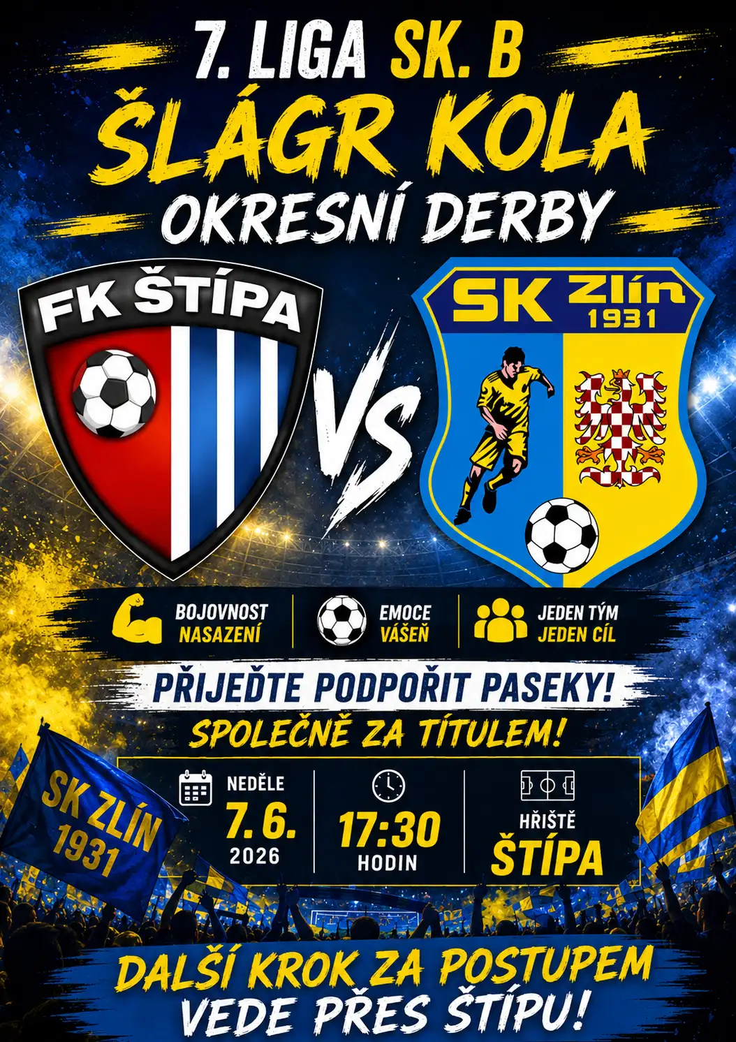 do Štípy za titulem