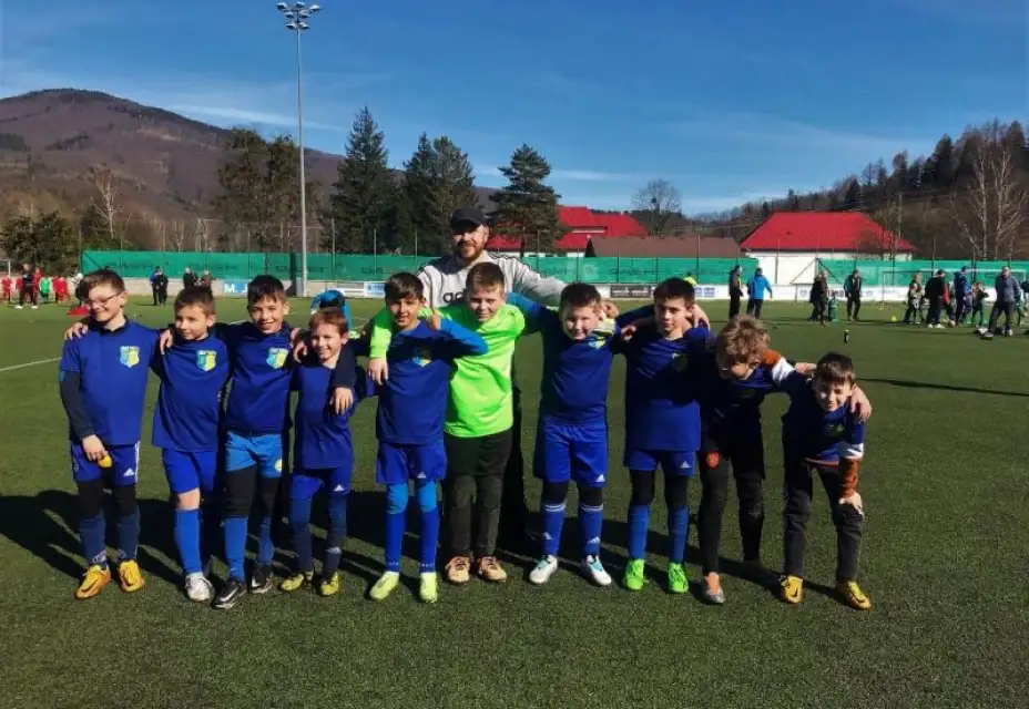Starší přípravka na turnaji MiniMorava v Rožnově pod Radhoštěm